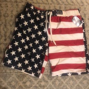 American Flag Swim Trunks 🇺🇸